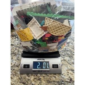 2 TWO POUNDS MIXED LOT OF CLEAN LEGO PIECES from Sets
